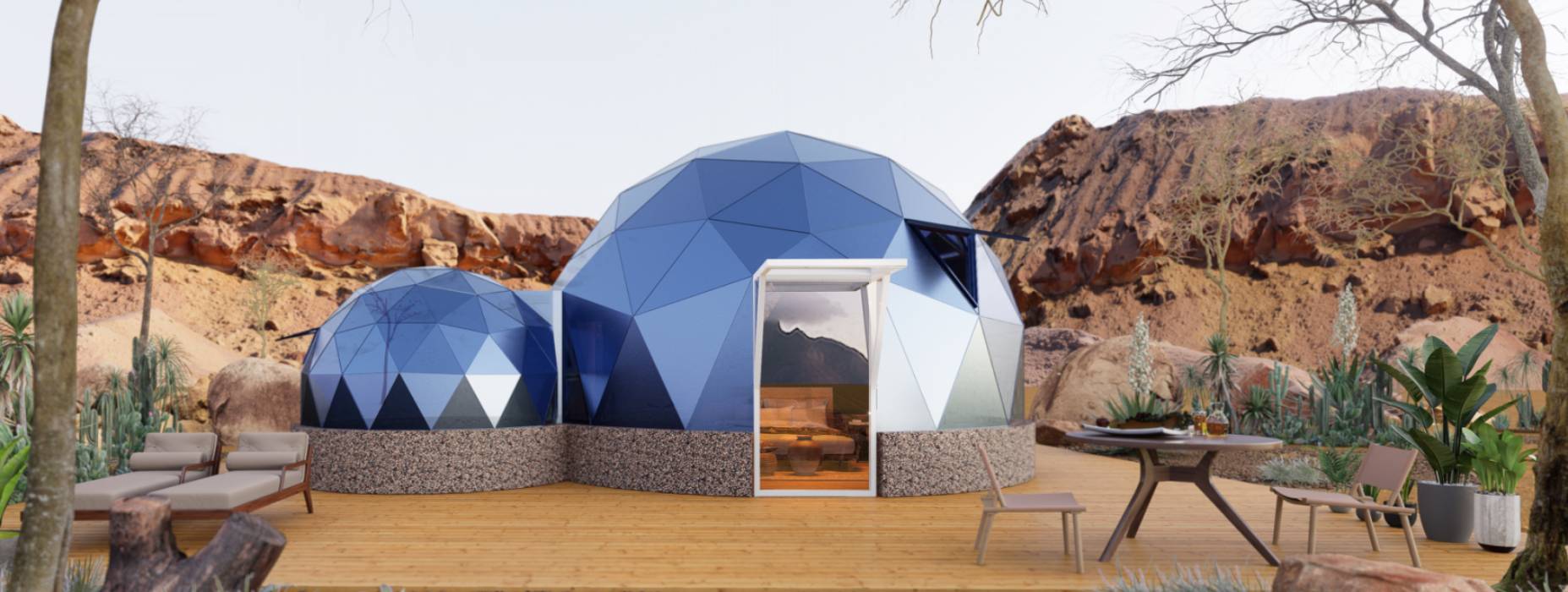 兴业县球形智能光伏玻璃星空房